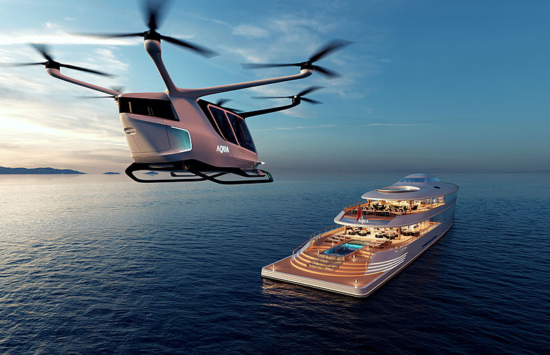 helicopter yacht