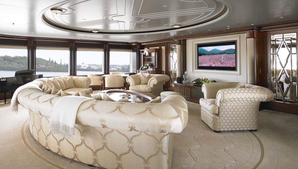 Luxury yacht Anna interior