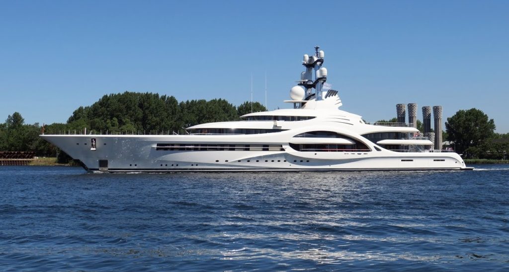 Luxury yacht Anna - Engineering masterpiece owned by Monaco-based ...