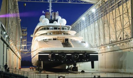 The world's largest superyacht Azzam